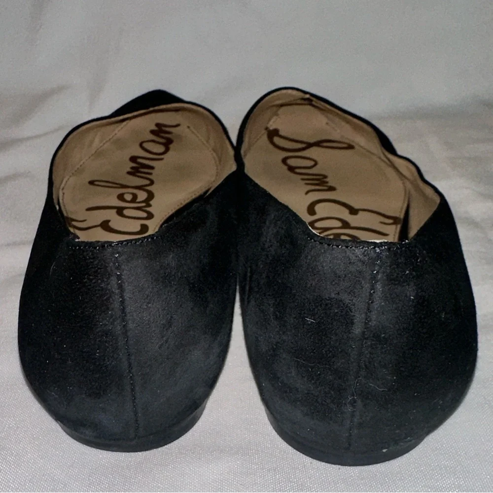 Sam Edelman Black Pointed-Toe Flats - Picture 3 of 5